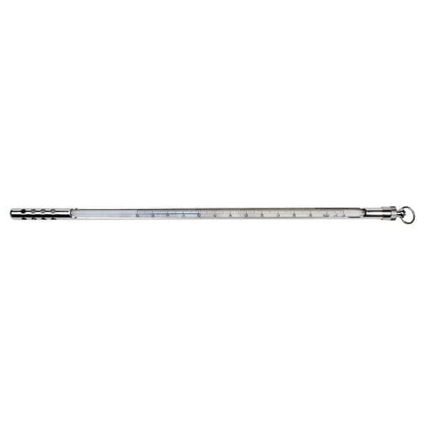 Armored Liquid-In-Glass Thermometer, -10, Digi-Sense, Mfr#: 08077-97